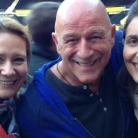 Pamela Grün, Alexander Goebel (Schauspieler und Sänger) und Radio Wien Kollegin Carola Gausterer