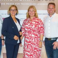 Podiumsdiskussion bei der Firma F/List im August 2022 zum Thema „Handwerk4future", Fotocredit: Josef Bollwein